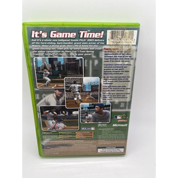 MLB Inside Pitch 2003 (Microsoft Xbox) Complete w/ Manual - Tested - Picture 2 of 7